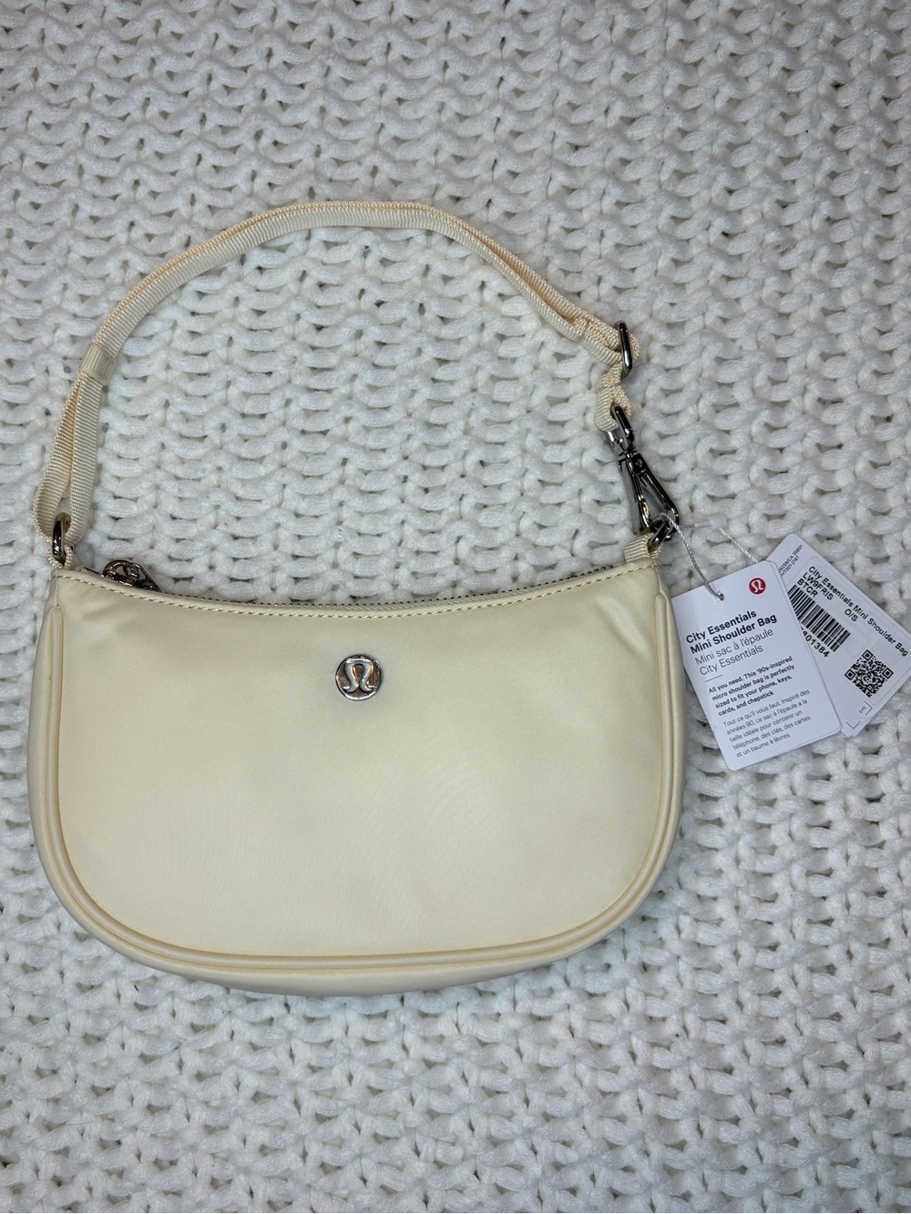 RARE! (NWT) lululemon buttercream city essentials mini shoulder bag 1L